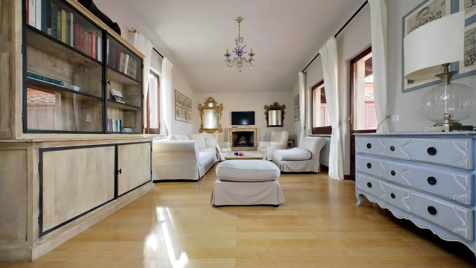 아파트 Treasurerome Spanish Steps Penthouse